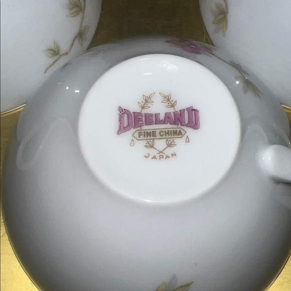 Set of six(6) Classic  Deeland White Floral Tea Cup - Picture 5 of 7